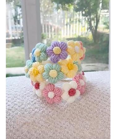QWINEE Flower Decor Dog Collar - Cute Necklace for Small to Medium Dogs - Multicolor - S - Buy Online on GoSupps.com