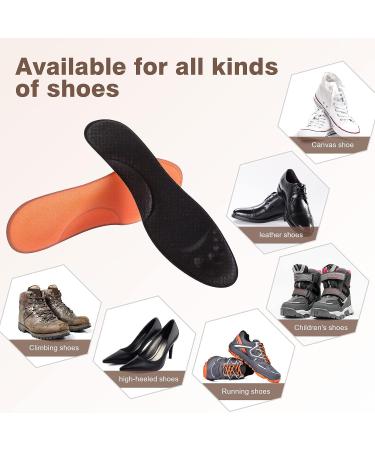 Memory Foam Insoles | Cropable Shock Absorption Inserts | Cushion Foot Support Pad | Relieve Foot Pain | M US 10-11 | WLLHYF - Buy Online on GoSupps.com