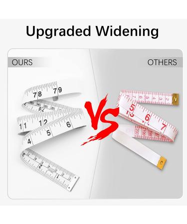 REIDEA Dual Sided Soft Fabric Tape Measure 79in/200cm for Body Measurement, Fitness, Weight Loss, Sewing - White - Buy Online on GoSupps.com