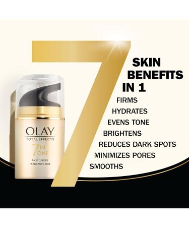 Shop Olay Total Effects Anti-Aging Face Moisturizer - Fragrance-Free 1.7 fl oz | Hydrating Skincare for All Skin Types | International Shipping Available - Buy Online on GoSupps.com