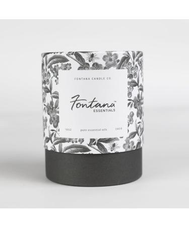 Fontana Candle Company Luxe Collection - 10 oz Unscented Candle | Beeswax & Coconut Oil | Non-Toxic Clean Burn | Pure Essential Oil & Wood Wick - Buy Online on GoSupps.com