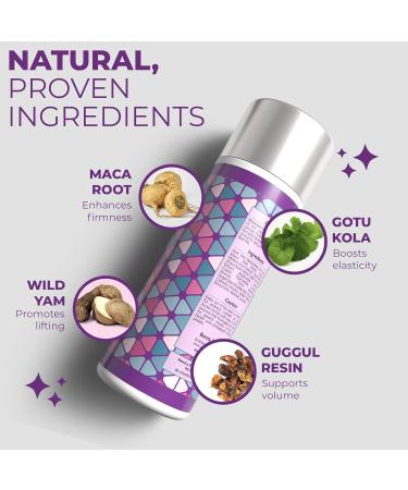 Busty Boost Breast Enhancement Cream Natural Firming & Lifting Cream for Fuller Firmer Breasts Infused with Maca Root Wild Yam Guggul Resin & Gotu Kola Made in the USA (2 Month Supply) - Buy Online on GoSupps.com