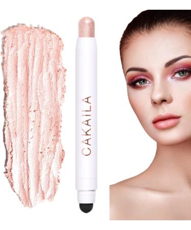 Eye Brightener Stick Smudge-Proof Double-end Pencil Eyeshadow Stick | Stick Highlighter Makeup Automatic Rotating for Women Girls - Buy Online on GoSupps.com