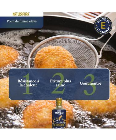 Pure Natural Non GMO Rice Oil - 500 ml Benvolio 1938 - Rice Bran Oil with Organic Ginger Extract Ideal for Frying - Buy Online on GoSupps.com