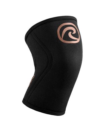 Rehband Kniebandage strength sport knee support for cross fit & heavy training Knee Sleeve made of 5 mm neoprene in many colors & sizes unisex m copper/black - 1 piece