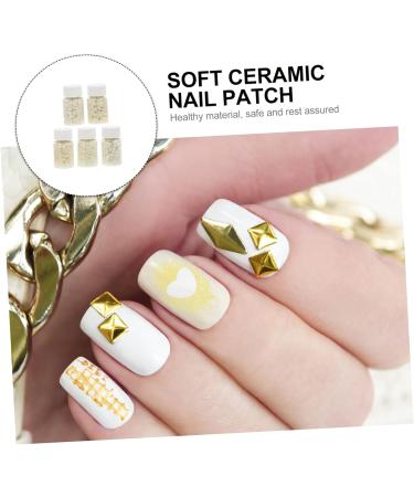 Housoutil 5 Diy Material Fluorescent Nail Patches Diy Crafts Nail Slices Luminous Fingernail Patch Nail Embellishments Manicure Decor Nail Art Diy Patch Sequins Polymer Clay Sticker - Buy Online on GoSupps.com