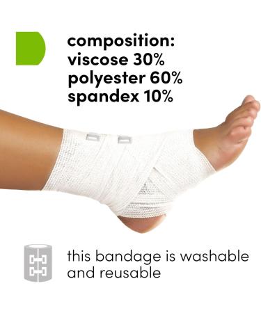 Medrull 5-Pack Universal Elastic Bandage 8cm x 4m - Stretched Air-Permeable & Durable | Ideal for International Shipping - Buy Online on GoSupps.com