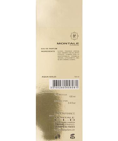 MONTALE Aqua Gold Eau de Parfum Spray 3.4 Fl Oz - Buy Online on GoSupps.com