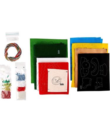 Bucilla Santa & Snowman 18-Inch Felt Stocking Kit - DIY Christmas Applique - Buy Online on GoSupps.com
