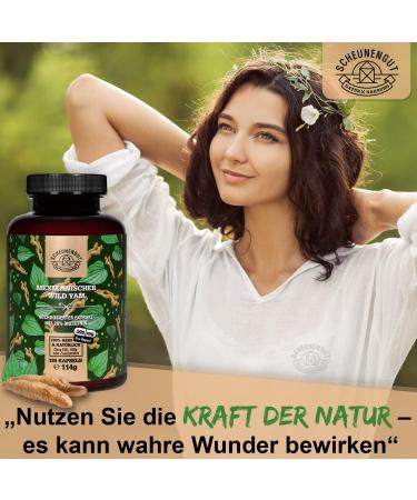 Buy High Dose Yams Root Capsules - 1000mg (10:1 Extract) - 180 Caps with 20% Diosgenin | International Shipping - Scheunengut  - Buy Online on GoSupps.com