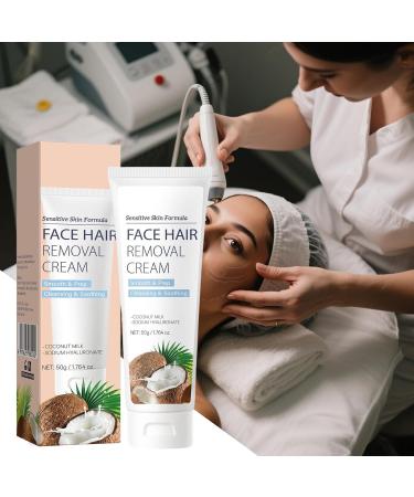 Tuxuseo Facial hair removal cream for women formula reduces hair regrowth facial hair removal cream suitable for sensitive skin 50 g - Buy Online on GoSupps.com