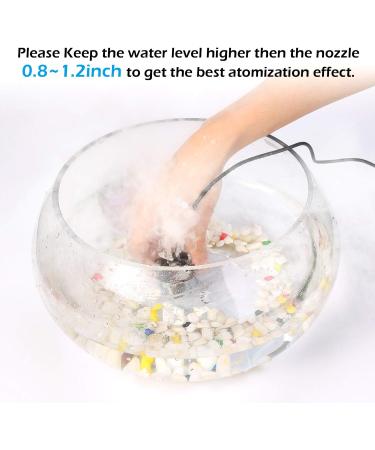 Fitnate Mist Maker Fogger - Aluminum Ultrasound Nebulizer for Fountains Ponds Aquariums & Gardens | Enhance Foggy Effects Worldwide - Buy Online on GoSupps.com