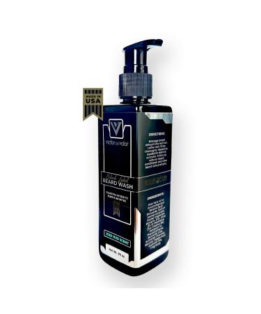 Beard Wash Shampoo - Made with Charcoal and Zinc to Help Cleanse Hair and Promote Scalp Health