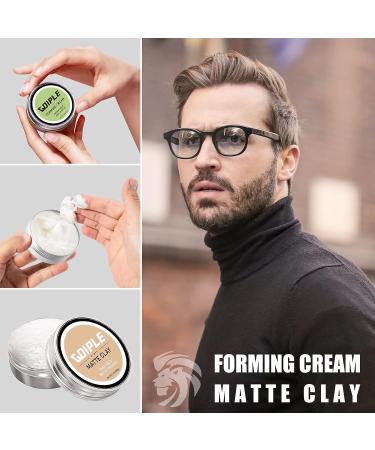 Men's Natural Look Volumizing Hair Styling Powder 1.05oz - Flexible Hold Clay for Textured Hair - Easy to Apply, No Greasy Residue - Buy Online on GoSupps.com