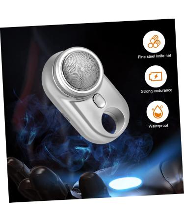 Balacoo 4pcs Electric Shaver for Men - Portable Mini Razor & Beard Trimmer - Washable Travel Shaver in Silver - Buy Online on GoSupps.com
