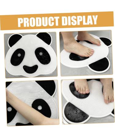 Mikinona Shower Foot Scrubber with Cartoon Panda Design NonSlip Bathroom Mat for Exfoliating Reducing Foot Fatigue Removes Calluses Dead Skin - Buy Online on GoSupps.com