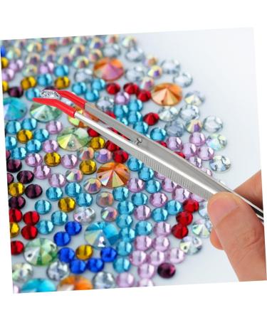 Minkissy 4-Piece Black Stainless Steel Tweezers Set for Eyelash Extensions | Premium Makeup Tweezers for Precision Tools - Buy Online on GoSupps.com