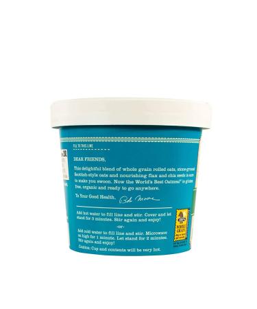 Bob's Red Mill Organic Gluten Free Oatmeal Cup - Classic 1.8 oz (Pack of 12) - Buy Online on GoSupps.com