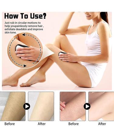 ZXCVB Crystal Hair Eraser | Painless & Safe Hair Removal Tool | Reusable & Easy to Clean | Fast Hair Remover for Men & Women - Shop Now! - Buy Online on GoSupps.com