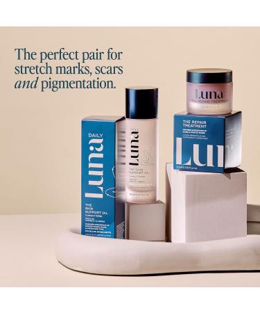 The Skin Support Oil 100ml | Vegan Hydrating Body Care for Scars & Stretch Marks | Natural Fragrance-Free Vitamin C & Soothing Calendula | Pregnancy Safe Even Tone - Buy Online on GoSupps.com