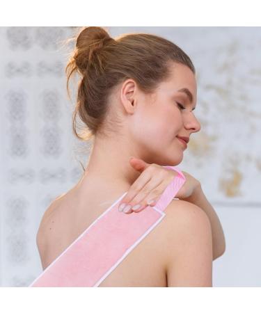 FOMIYES Applicateur de Lotion Autobronzante Dos en Sangle Flocage Rose Longue Port e pour Femmes Peau Sensible Application Uniforme sans Traces Accessoire de Bronzage Corporel - Buy Online on GoSupps.com