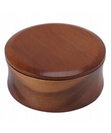 Wooden Shaving Bowl 4.5 X 2.2 Inch Shaving Soap Bowl with Lid Shaving Bowl for Men Easy to Lather Fits Wet Shaving Widely Used Shave Bowl Shaving soap Bowl