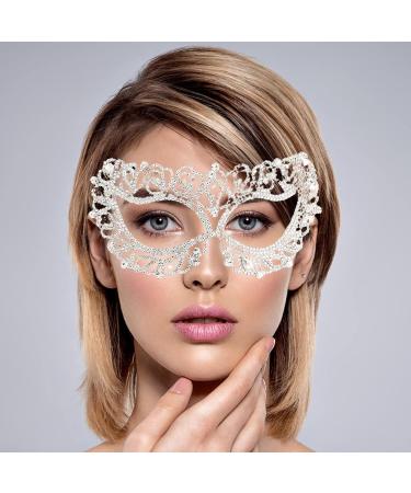Masque de visage ajour durable et polyvalent pour la danse - Blanc - Buy Online on GoSupps.com
