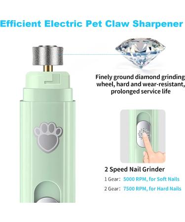 Czemo Professional Claw Grinder for Dogs | Portable & Quiet Cat Claw Cutter | 2-Speed Nail Care for Small & Medium Pets - Buy Online on GoSupps.com