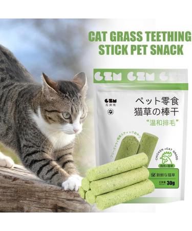 Chew Sticks for Cats Cat Teeth Cleaning Cat Grass Stick Dental Care Dental Care Snacks - Hairball Control Calm Cat Anxiety and Stress Aggressive Chewers Cat Dental Toy Natural Oral Health Support - Buy Online on GoSupps.com