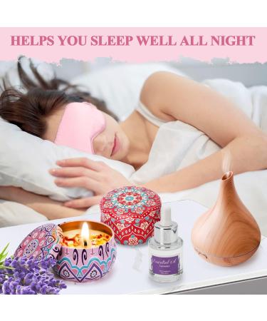 Pamper Gifts Set for Women - Relaxation Bath Hamper with Lavender Essential Oil, Bath Bomb, Candle, Wine Tumbler, Sleep Mask - Perfect Birthday Gift for Her - Buy Online on GoSupps.com