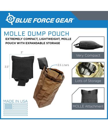 Blue Force Gear MOLLE Dump Pouch | Compact MultiCam Camo Storage for Mags and Ammo - Buy Online on GoSupps.com