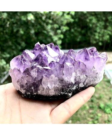 Natural Crystal Rough Natural Crystal Rough Amethyst Stones Crystal Decorative Stones Geode Irregular Amethyst Cluster Quartz Home Decor Natural Stone Home Decoration (Color : 500g Size : Mix Rando Mix random 500g - Buy Online on GoSupps.com