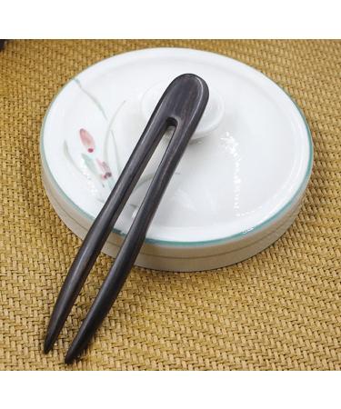 Anawakia Handmade Wooden Hairpin - Hollow Out Hair Fork for Women (Black) | Unique Hair Accessories for International Shipping - Buy Online on GoSupps.com