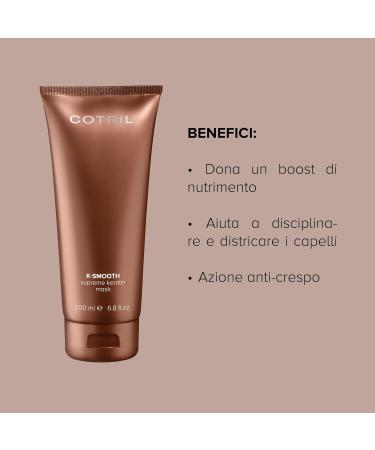 Cotril K-Smooth Supreme Keratin Mask 200ml | Anti-Frizz Hair Treatment | International Shipping Available - Buy Online on GoSupps.com