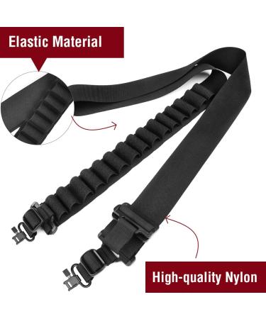 CVLIFE Adjustable 2 Point Sling | Holds 15 Shells | Black - Buy Online on GoSupps.com