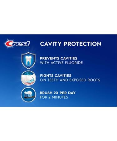 Crest Tartar Protection & Anticavity Toothpaste with Fluoride Regular Paste 2.4oz (Pack of 3) - Buy Online on GoSupps.com