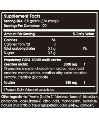 Scitec Nutrition Creatine 660G - 6 Types Taurine Magnesium & Niacin - 110 Servings - Passion Fruit Flavor - Buy Online on GoSupps.com