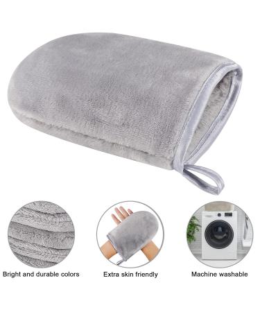 Phogary 8-Pack Microfiber Washing Gloves | Soft Flannel Spa Cloths | Reusable Makeup Remover | European Style Washcloths 15x21 cm (Gray) - Buy Online on GoSupps.com