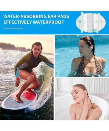 60 Waterproof Ear Covers for Shower & Swimming | Ear Protectors & Ear Plugs for Water Sports - Buy Online on GoSupps.com