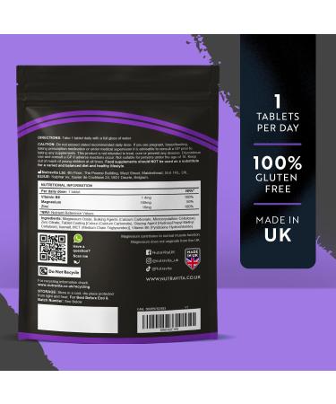 ZMA High Strength - Zinc Magnesium + Vitamin B6-180 Vegan Zinc and Magnesium Tablets - ZMA Supplements for Men & Women - Supports Testosterone Levels Normal Muscle Function and Energy - Nutravita - Buy Online on GoSupps.com