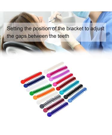 40Pcs Multicolored Orthodontic Ligature Ties | Rubber Bands for Braces & Brackets - International Shipping Available - Buy Online on GoSupps.com