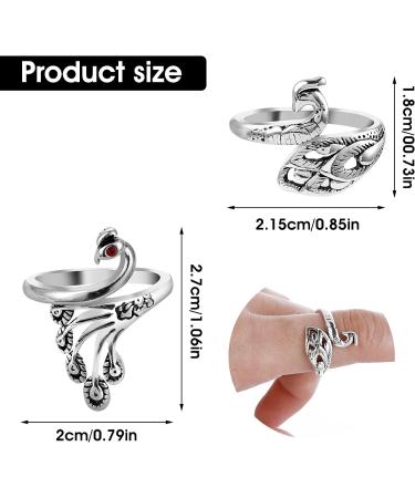 Sibba Adjustable Finger Thimble Yarn Holder Crochet Kit (4 PCS) - Crocheting Supplies for Stitch Markers, Tags, and Pins - Buy Online on GoSupps.com