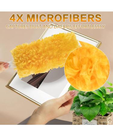 30 Pack Duster Refills 360 Multi-Surface Feather Duster Disposable Dusters Replacement for Cleaning Home Office Blinds Ceiling (30 Count + 1 Handle) - Buy Online on GoSupps.com