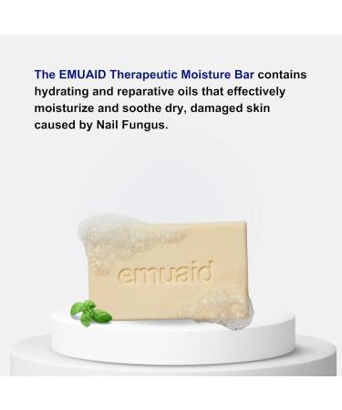 EMUAIDMAX Nail Fungus Eradicator Travel Kit - Maximum Strength 0.5oz with Therapeutic Moisture Bar - For Nail Fungus, Cold Sores, Rashes, Psoriasis, Boils, and Bumps - Buy Online on GoSupps.com
