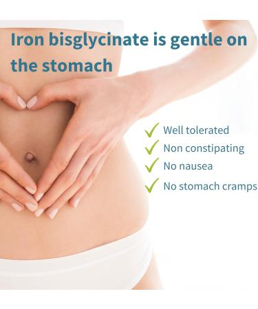 High Absorption Chelated Iron Bisglycinate 20mg with Vitamin C - Vegan 180 Tablets by Igennus - Buy Online on GoSupps.com