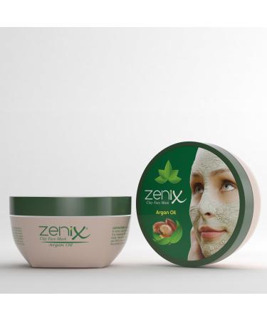 Zenix Kil Maskesi Argan Oil Mask 350g | Argan Face Mask with Argan | Men's Facial Care - Against Pimples, Blackheads and Impurities