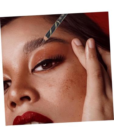 TOVINANNA White Toiletry Bottles 28 Pcs Two-in-one Eyebrow Pencil Brow Drawing Pens Liner Eyebrow Comb Woman Eyebrow Brush Wooden - Buy Online on GoSupps.com