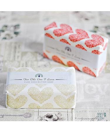 The English Soap Company Occasions Gift Shea Butter Soap The One I Love Rose Red Wrap 190g - Buy Online on GoSupps.com