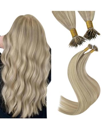 Youngsee Real Hair Nano Ring Extensions - Blonde to Medium Blonde 50cm 50g - 1g Hair Recovery #16/250 & #P16/22 - Buy Online on GoSupps.com