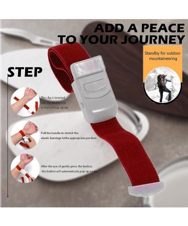 SKYPIA First Aid Kit Bag with Quick Release Tourniquet - Red - Buy Online on GoSupps.com